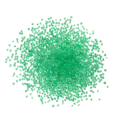 Natural Zambian Emerald Calibrated Diamond Rounds 2mm
