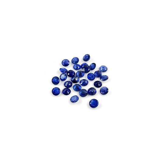 Natural  Bangkok Blue Sapphire Calibrated Rounds | 5mm & 6mm