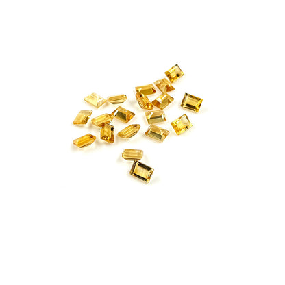 Natural Citrine Calibrated Baguettes | 5x7mm & 6x8mm