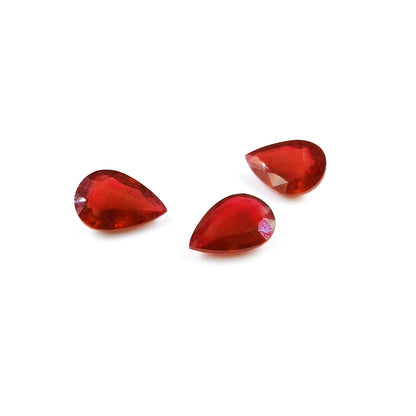Natural Bangkok Ruby Calibrated Pears 12x16mm