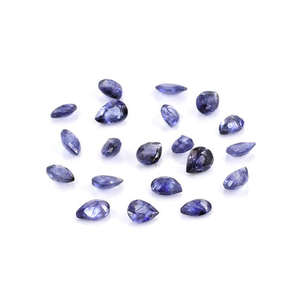Natural Bangkok Blue Sapphire Calibrated Pears | 3x4mm & 4x5mm