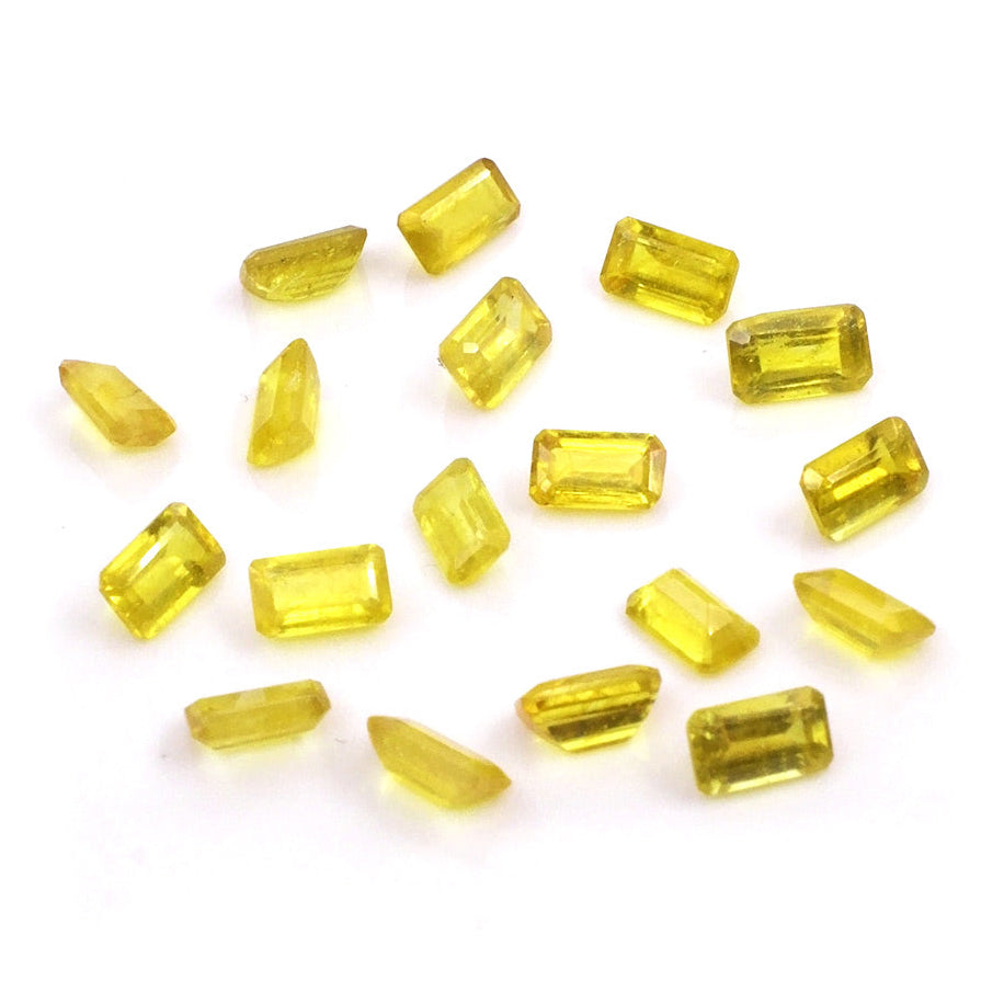 Natural Bangkok Yellow Sapphire Calibrated Octagons | 5x7mm & 6x8mm