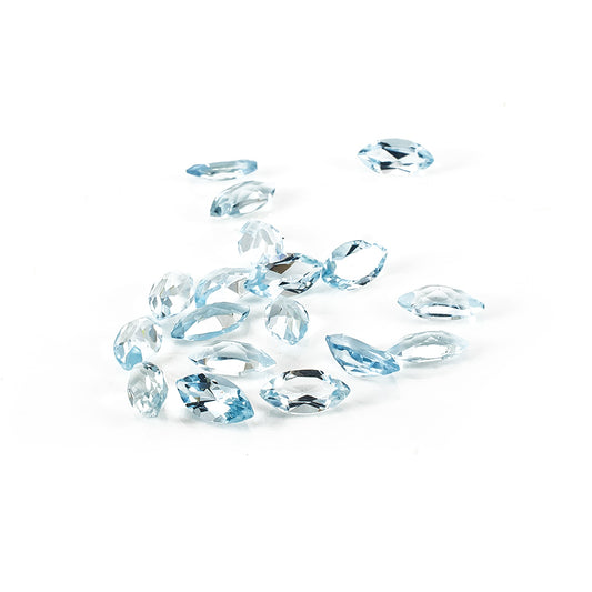 Natural Blue Topaz Calibrated Marquise | 2.5x5mm & 3x6mm