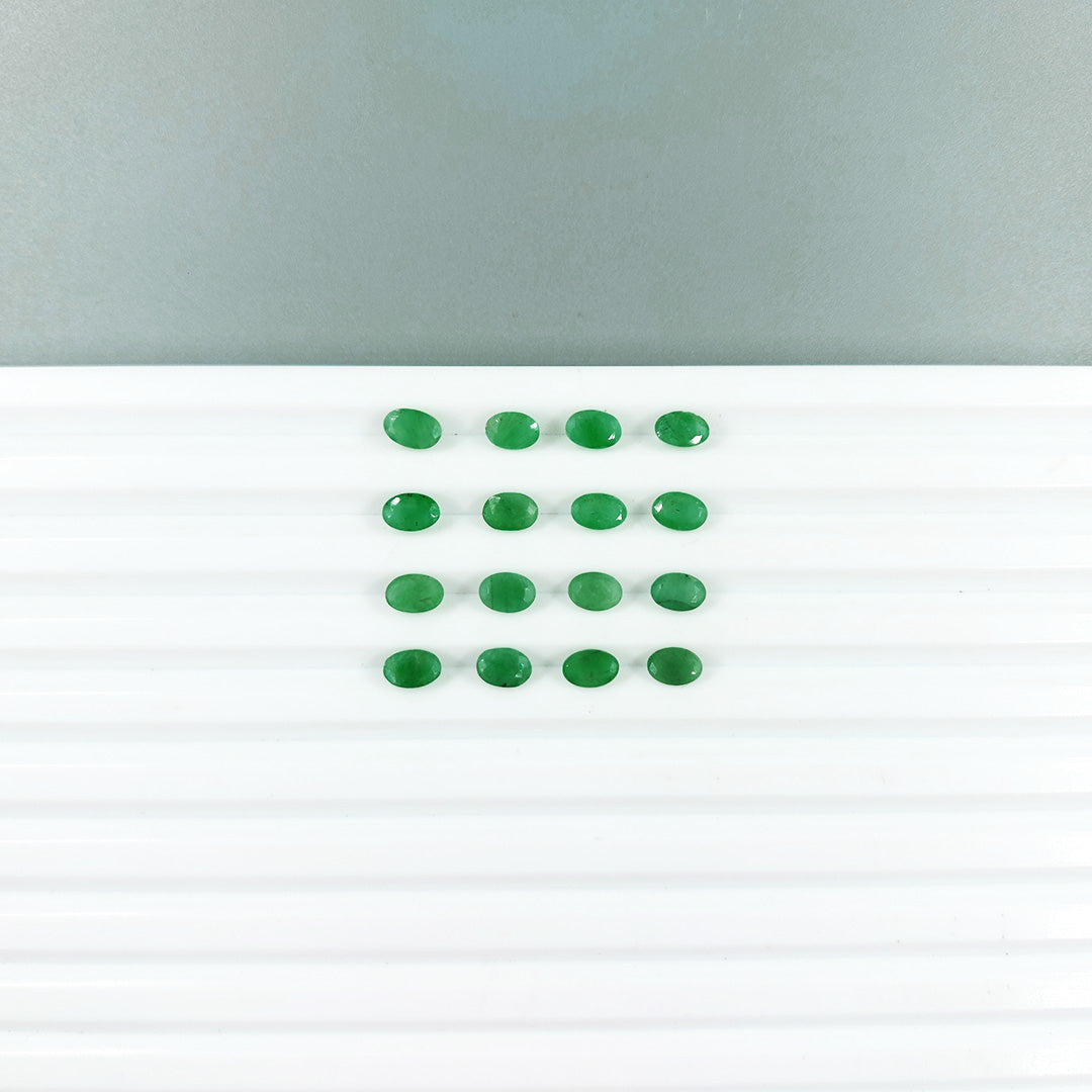 Natural Emerald Calibrated Ovals | 3x5mm & 4x6mm