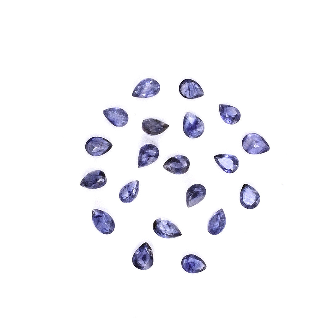 Natural Bangkok Blue Sapphire Calibrated Pears | 3x4mm & 4x5mm
