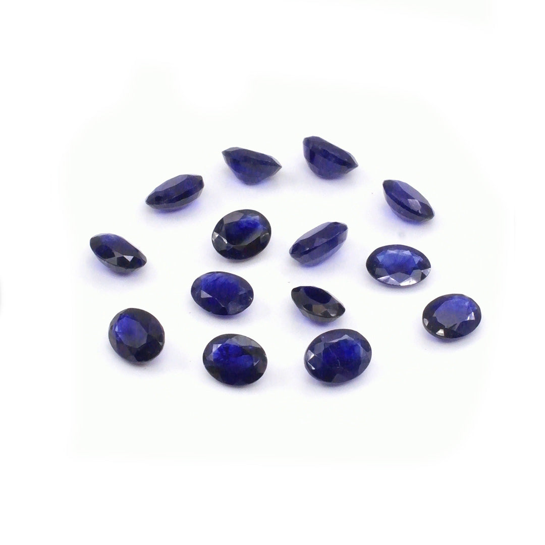 Natural Bangkok Blue Sapphire Calibrated Ovals | 5x7mm & 6x8mm