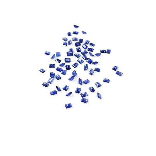 Natural  Bangkok Blue Sapphire Calibrated Octagons | 3x4mm & 4x5mm