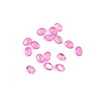 Natural Mozambique Pink Sapphire Calibrated Ovals | 5x7mm & 6x8mm