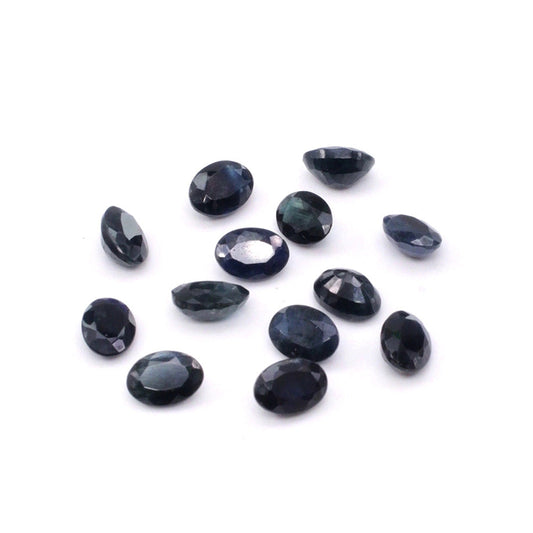 Natural Untreated Blue Sapphire Calibrated Ovals | 5x7mm & 6x8mm