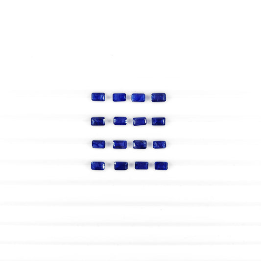 Natural  Bangkok Blue Sapphire Calibrated Octagons | 3x5mm & 6x4mm