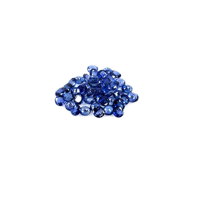 Natural Bangkok Blue Sapphire Calibrated Round | 3mm & 4mm