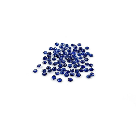 Natural  Bangkok Blue Sapphire Calibrated Rounds| 3mm & 4mm