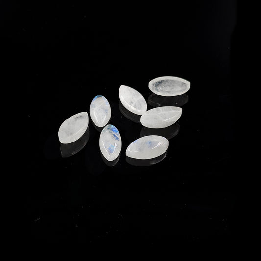 Natural Moon Stone Calibrated Cabochons Marquise | 9x16mm & 10x20mm