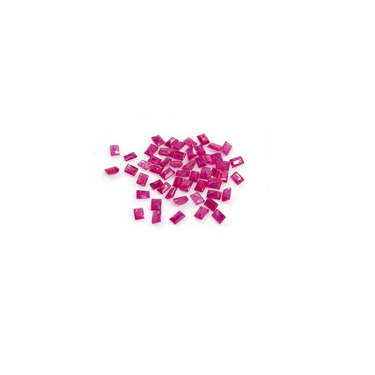 Natural Mozambique Untreated Ruby Calibrated Baguettes 2x3mm