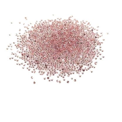 Natural Untreated Copper Sapphire Calibrated Diamond Cut Rounds | 1mm & 1.25mm