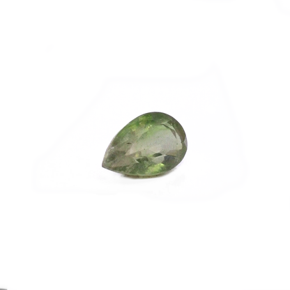 Natural Bangkok Green Sapphire Pear 4.17cts