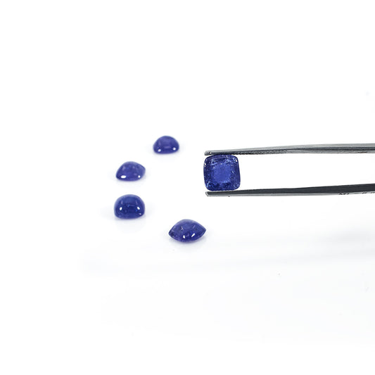 Natural Tanzanite Calibrated Sugar Loafs | 10mm & 11mm