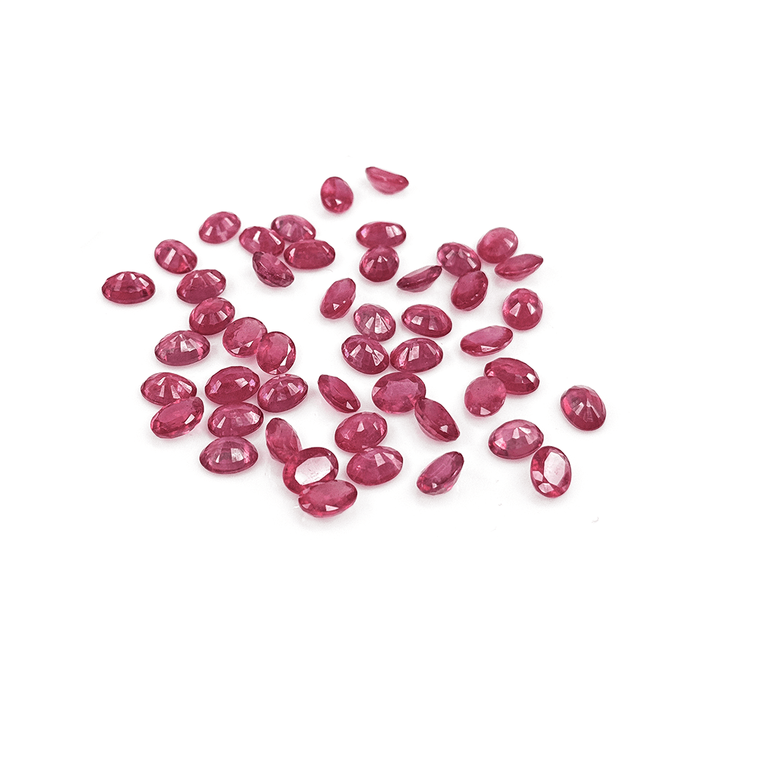 Natural Ruby Bangkok Calibrated Ovals | 7x9mm & 8x10mm