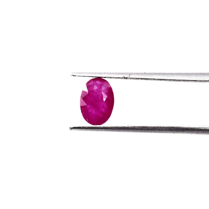 Natural African Untreated Ruby Calibrated Ovals | 5x7mm & 6x8mm