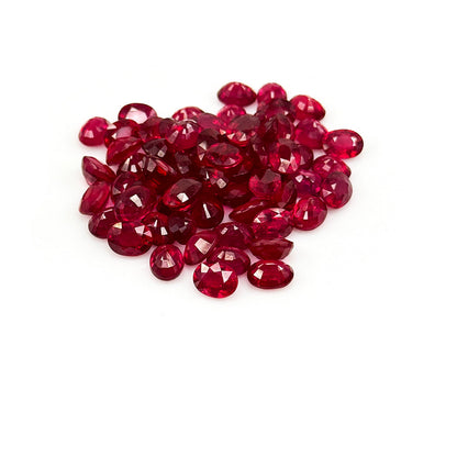 Natural Bangkok Ruby Calibrated Ovals | 5x7mm  & 6x8mm