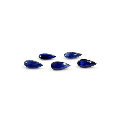 Natural  Bangkok Blue Sapphire Calibrated Pears | 6x14mm