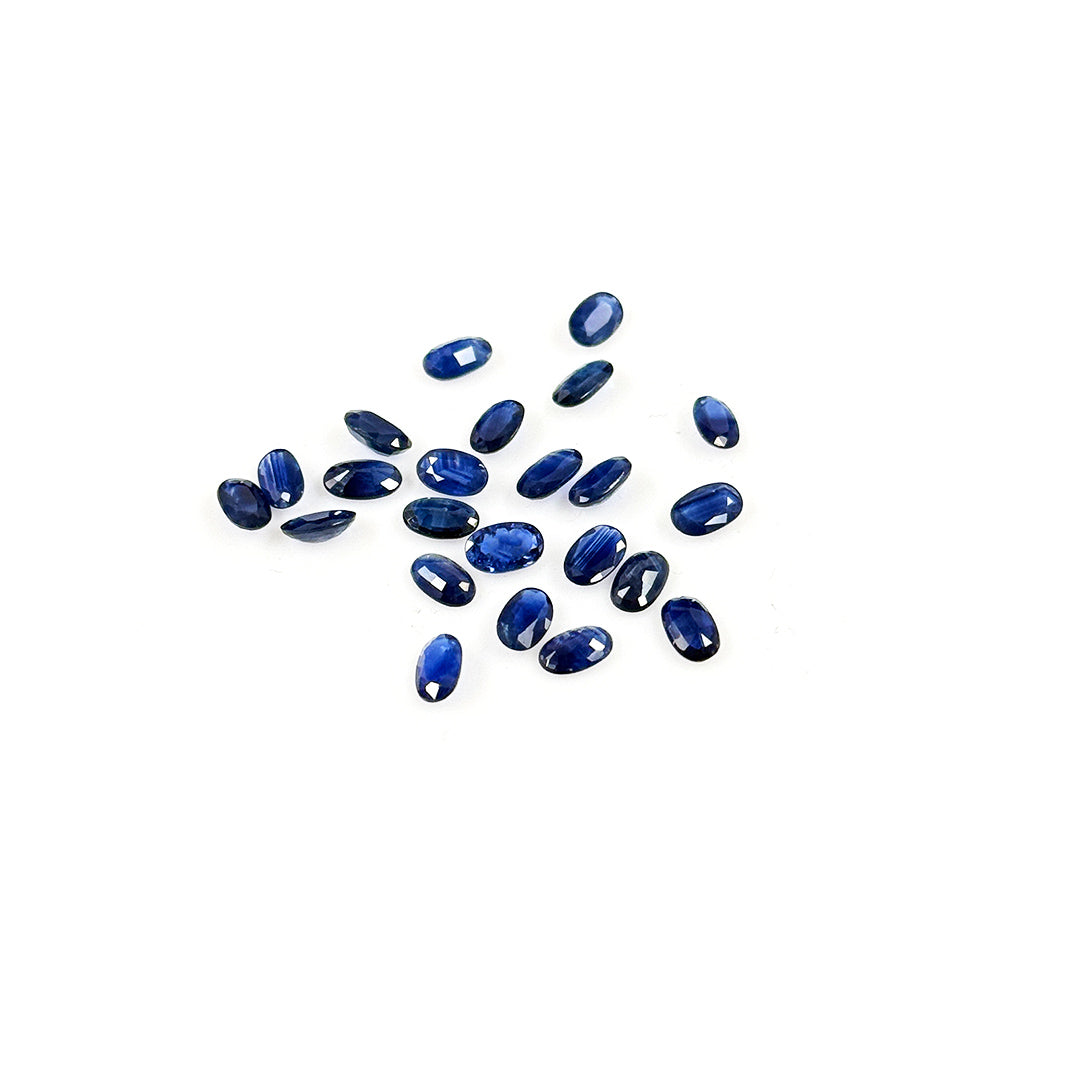 Natural  Bangkok Untreated Blue Sapphire Calibrated Ovals | 3x5mm & 6x4mm