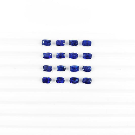 Natural Bangkok Blue Sapphire Calibrated Long Cushion | 3x5mm & 6x4mm