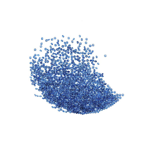 Natural Untreated Blue Sapphire Calibrated Diamond Cut Rounds 2mm