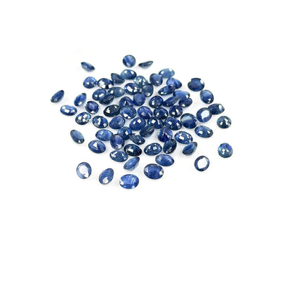Natural Untreated Blue Sapphire Calibrated Ovals | 5x6mm & 6x8mm
