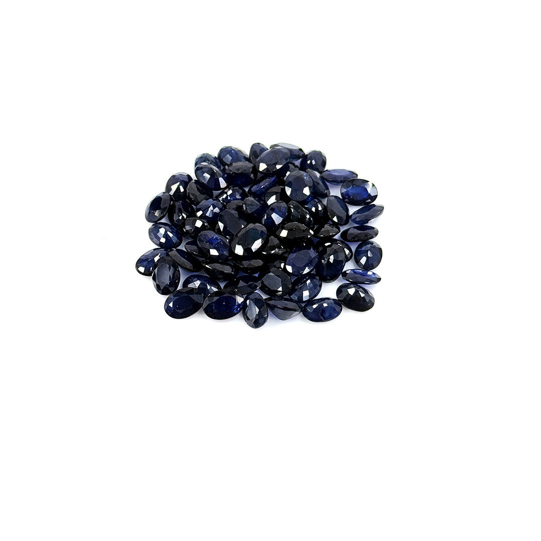 Natural Bangkok Blue Sapphire Calibrated Ovals | 5x7mm & 6x8mm