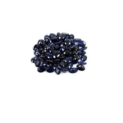 Natural Bangkok Blue Sapphire Calibrated Ovals | 5x7mm & 6x8mm