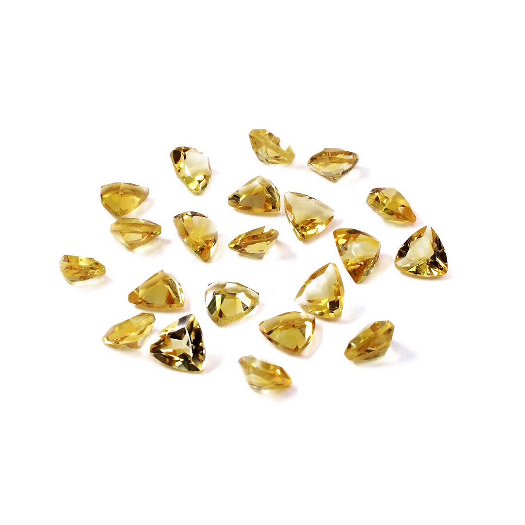 Natural Citrine Calibrated Trillions | 5mm & 6mm