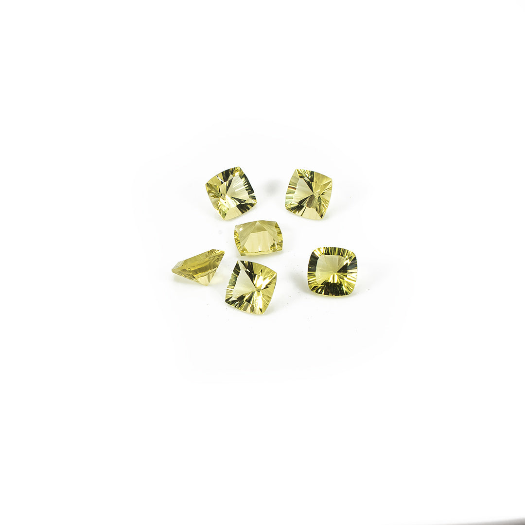 Natural Lemon Quartz Calibrated Cushions | 11mm & 12mm