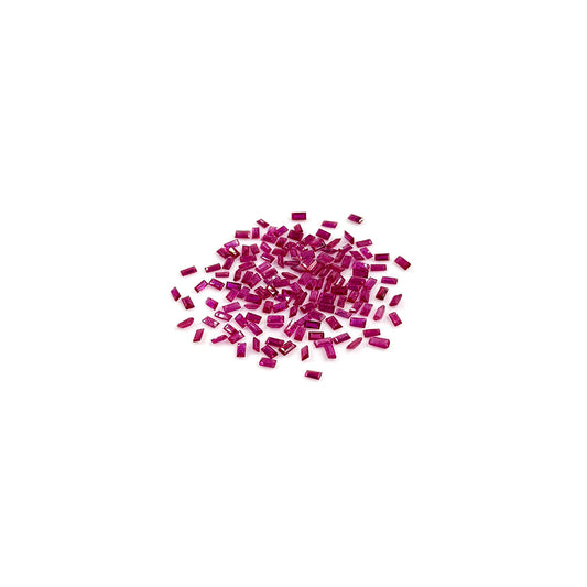 Natural Mozambique Untreated Ruby Calibrated Baguettes | 1.5x3mm & 2x3mm