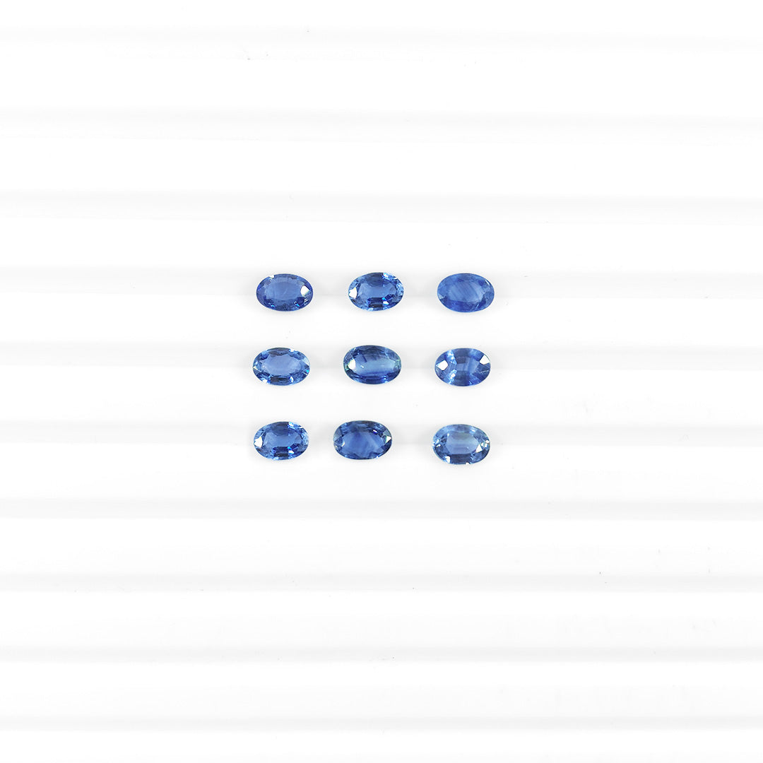 Natural Untreated Blue Sapphire Calibrated Ovals | 3x5mm & 4x6mm