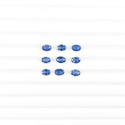 Natural Untreated Blue Sapphire Calibrated Ovals | 3x5mm & 4x6mm