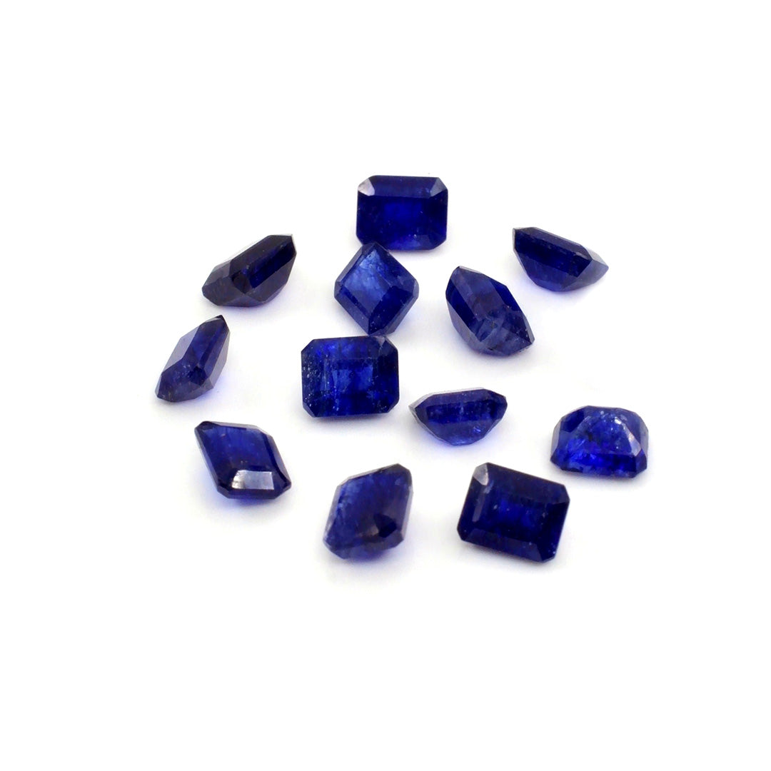 Natural Bangkok Blue Sapphire Calibrated Octagons | 7x8mm & 8x9mm