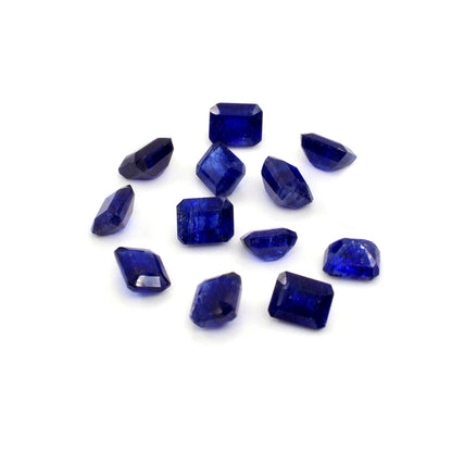 Natural Bangkok Blue Sapphire Calibrated Octagons | 7x8mm & 8x9mm