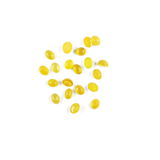 Natural Bangkok Yellow Sapphire Calibrated  Ovals | 7x5mm & 8x6mm