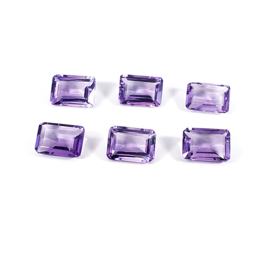 Natural Brazil Amethyst Calibrated Octagons | 12x16mm & 13x18mm