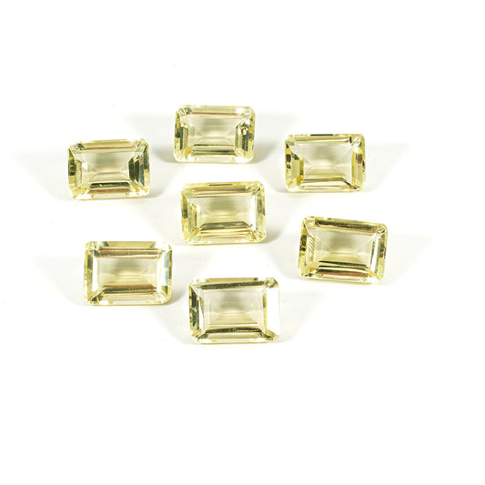 Natural Lemon Quartz Calibrated Octagons | 12x16mm & 13x18mm