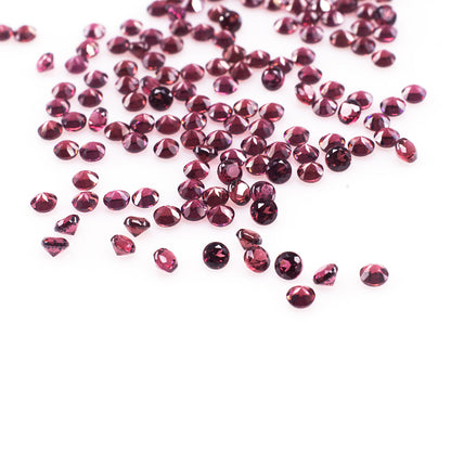 Natural Garnet Calibrated Rounds | 1.5mm & 2mm