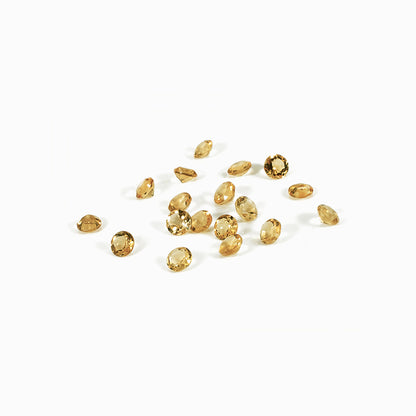 Natural Citrine Calibrated Rounds | 7mm & 8mm