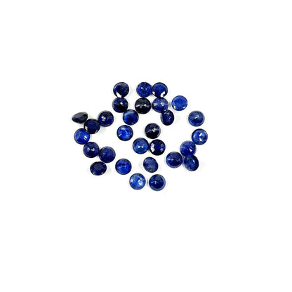 Natural  Bangkok Blue Sapphire Calibrated Rounds | 9mm & 10mm