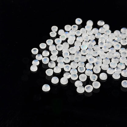 Natural Moon Stone Calibrated Cabochon Rounds | 3mm & 4mm