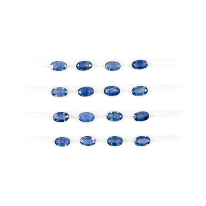 Natural Untreated Blue Sapphire Calibrated Ovals | 3x5mm & 6x4mm