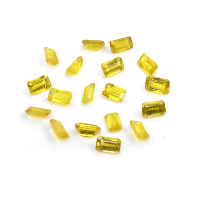 Natural Bangkok Yellow Sapphire Calibrated Octagons | 5x7mm & 6x8mm