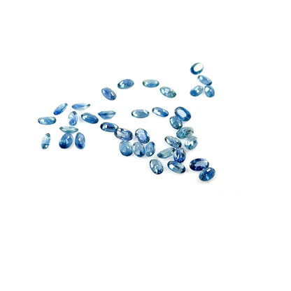 Natural  Bangkok Untreated Blue Sapphire Calibrated Ovals | 3x5mm & 6x4mm