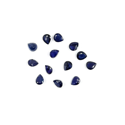 Natural  Bangkok Blue Sapphire Calibrated Pears | 10x12mm & 12x14mm