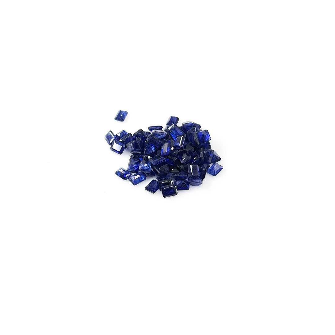 Natural  Bangkok Blue Sapphire Calibrated Octagons | 3x4mm & 4x5mm